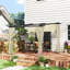 Outsunny 3 x 3(m) Metal Pergola with Retractable Roof and Sidewalls-1026742280