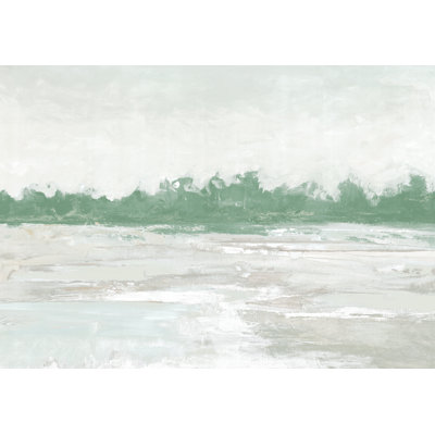 Green Abstract Landscape - Painting Print