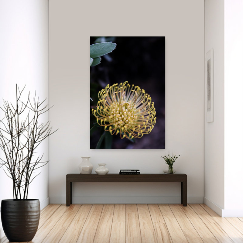 Art contemporain, art floral moderne, H 60 po x l 40 po