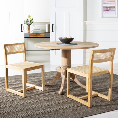 Denholme Extendable Pine Oval Solid Wood Dining Table