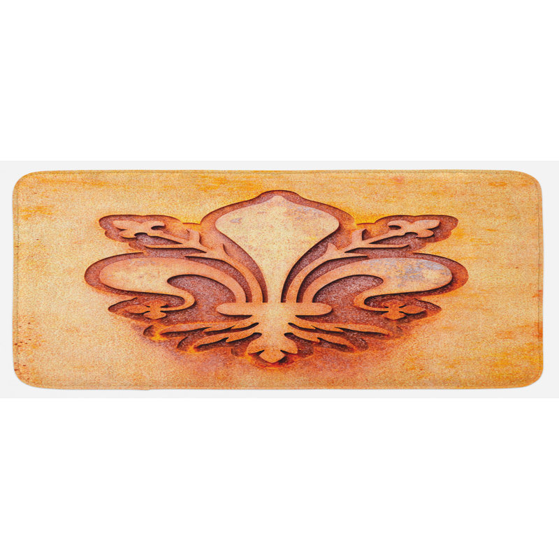 Tapis de cuisine fleur de lis