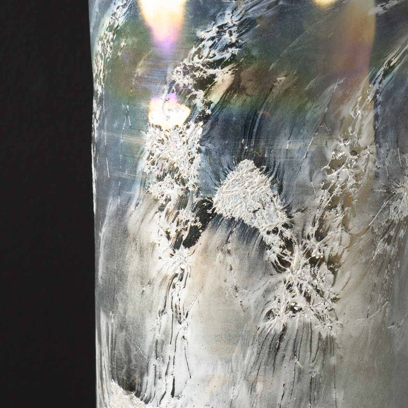 Cohyn Stunning Handmade Vase for the Living Room, Modern Glass Vase Decor