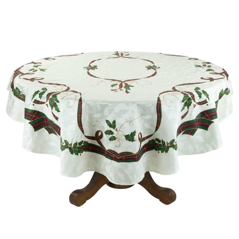 Lenox Holiday Nouveau Tablecloth, 70" Round
