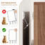 Commode 7 tiroirs pour la chambre à coucher, commode en chêne naturel de 54 po de largeur, rangement en bois pour le salon, le vestibule, la chambre de bébé, brun