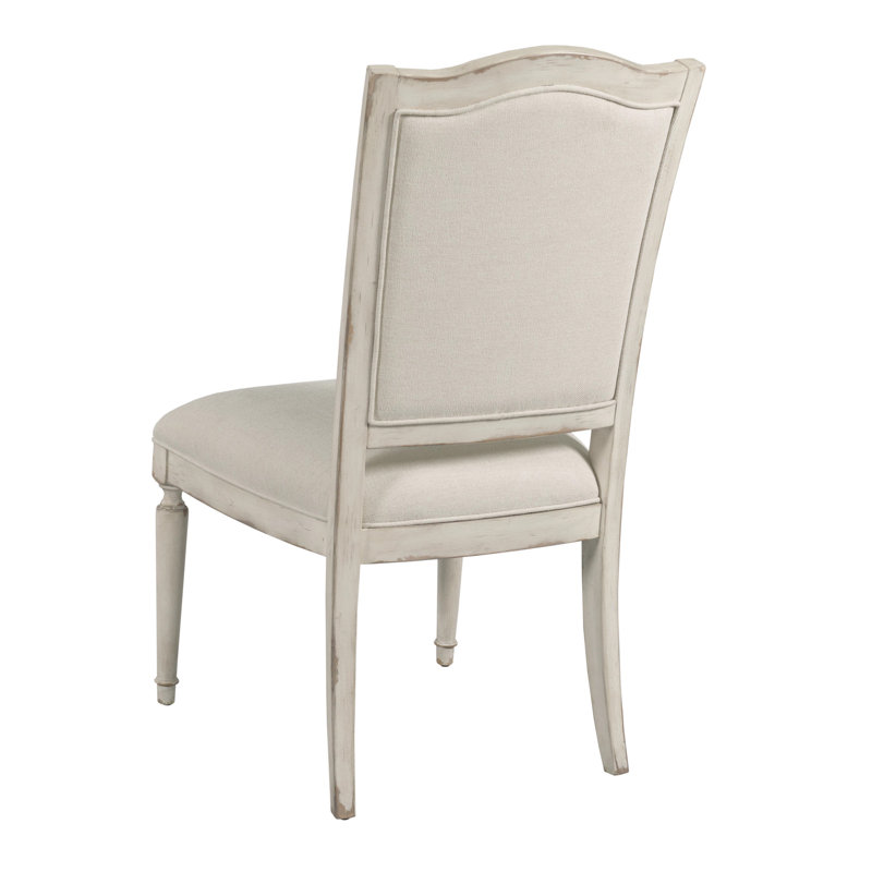 Chaise d'appoint rembourrée Daniella - crème