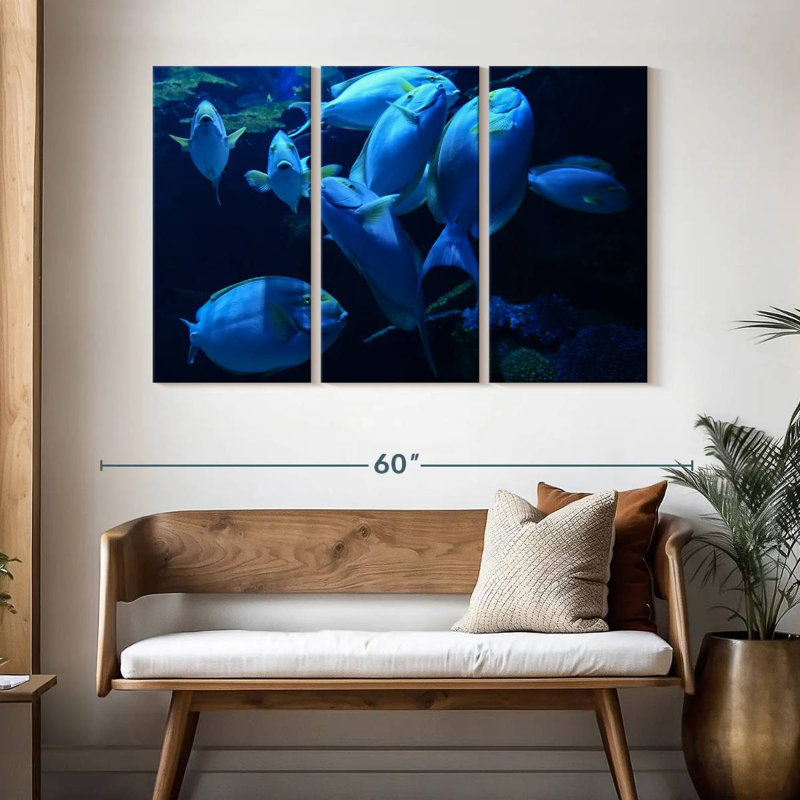 Brampt Underwater Yellowfin Surgeonfish, 32" H x 50" W