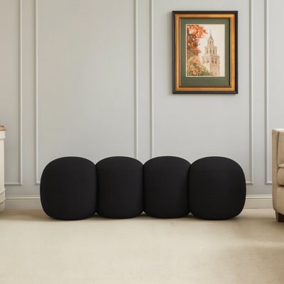 Banc en tissu Apollo Boucle
