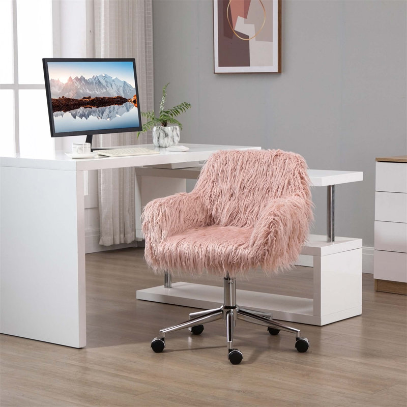Chaise de travail, Rose