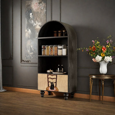 French Retro Minimalist Style Bookcase