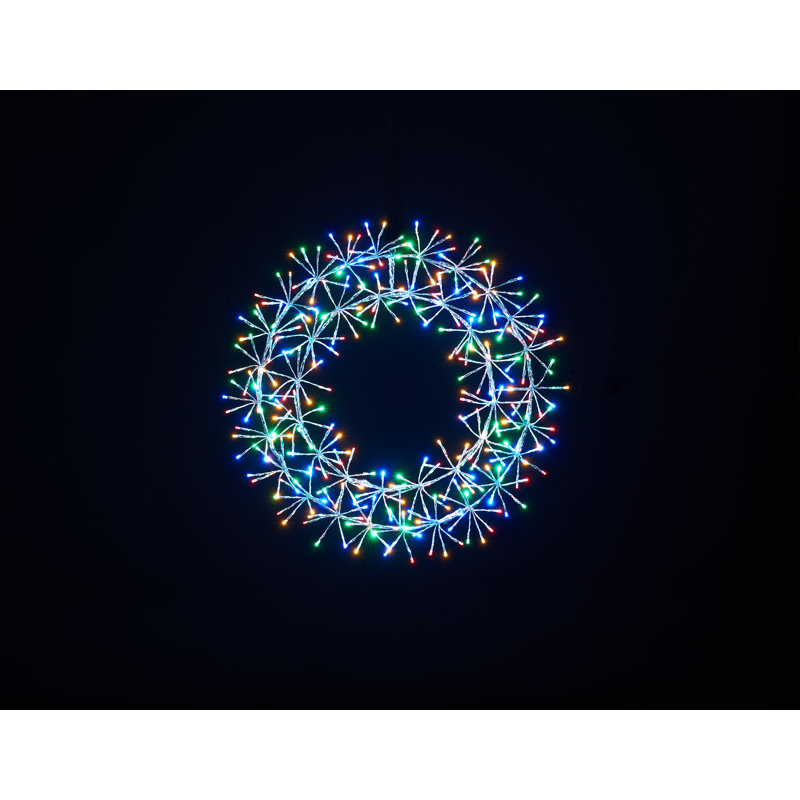 Couronne lumineuse 24 po, Bleu / Vert / Orange