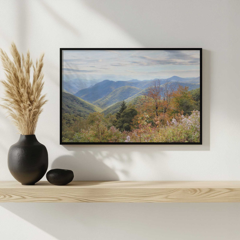 «Signs of Autumn» par Lori Deiter, reproduction d'art, Tan, Framed Print, 48 W x 32 H