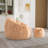 Bean Bag Chair,Upholstered Lazy Sofa With Ottoman-108794097