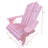 Outdoor Or Indoor Wood Children Adirondack Chair,Pink-1631154916