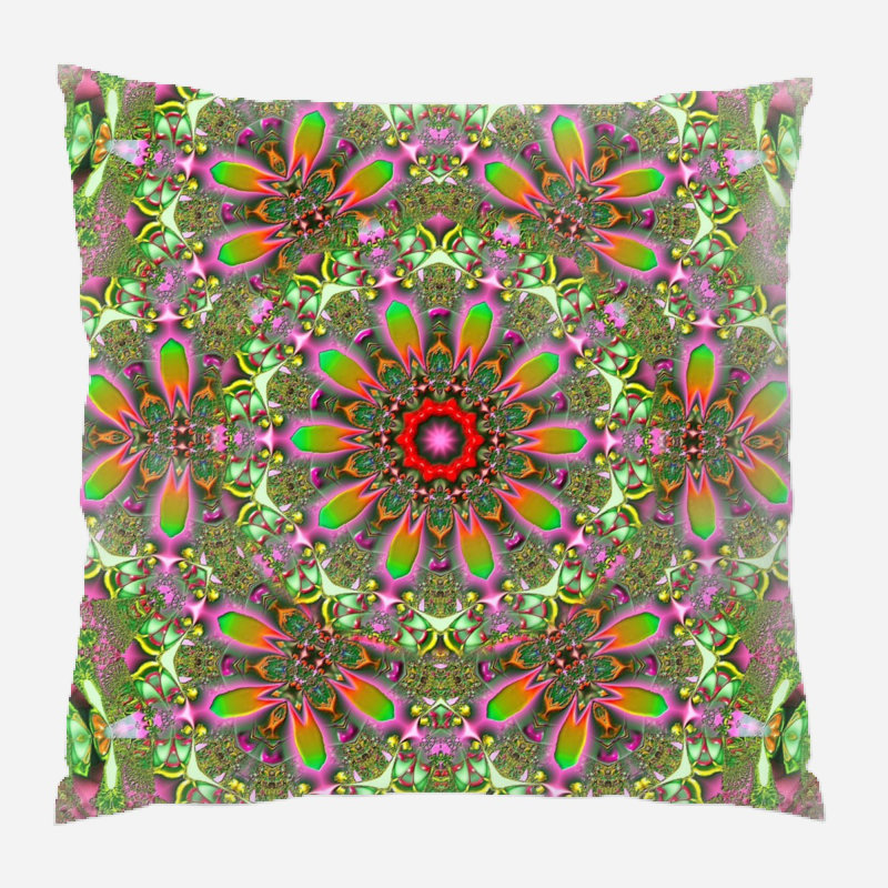 Coussin décoratif image fractal