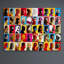 Super Heroes Characters Head Shots Illustration - Wrapped Canvas Painting-70893646