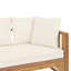 Lit de jour Wood Porch - Coussin à eau pour patio convertible et tissu