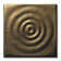 Water 3" x 3" Metal Decorative Tile Insert