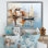 Minimalisme Port Perspectives - bateau, impressions d'art mural