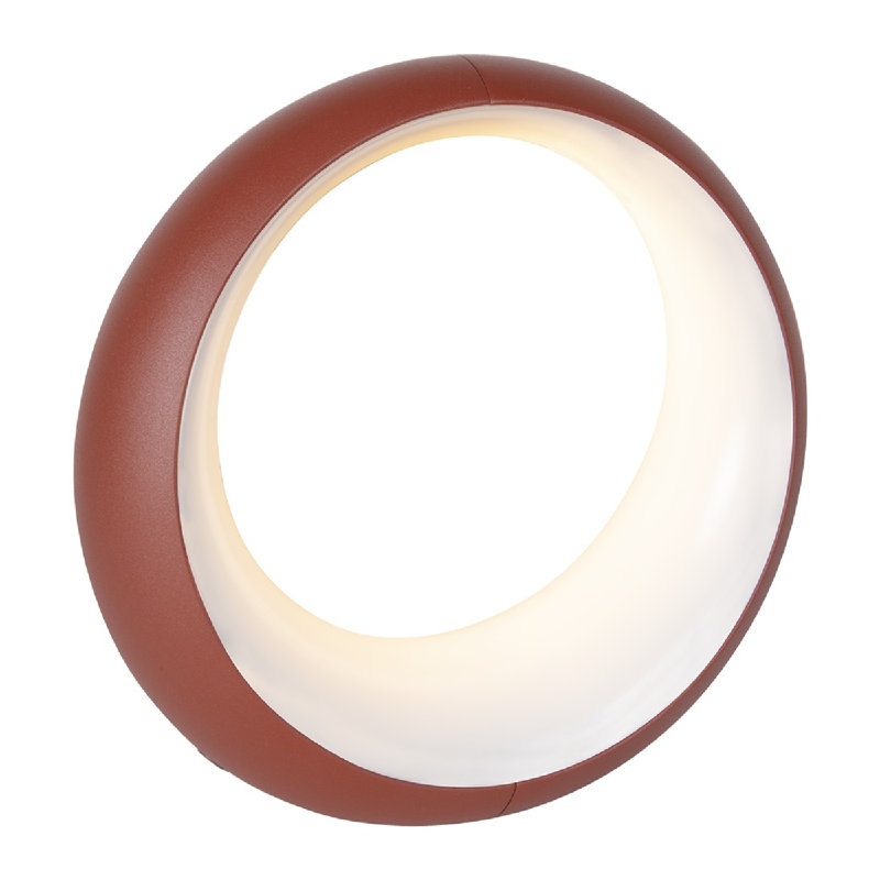 Hoopik LED Outdoor Table Lamp, Red Ochre