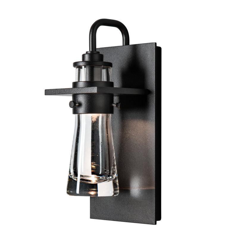 Erlenmeyer Outdoor Sconce, Coastal Black, 11.2" H x 5" W x 4.7" D
