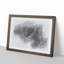 A Half Moon in Abstract - Picture Frame Graphic Art Print-55629838-55629835