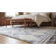 8x11 Ivory Hand-Knotted Wool Layered Diamond Weave Geometric Modern Contemporary Carpet Rug