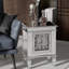 Brompton Glass Top End Table