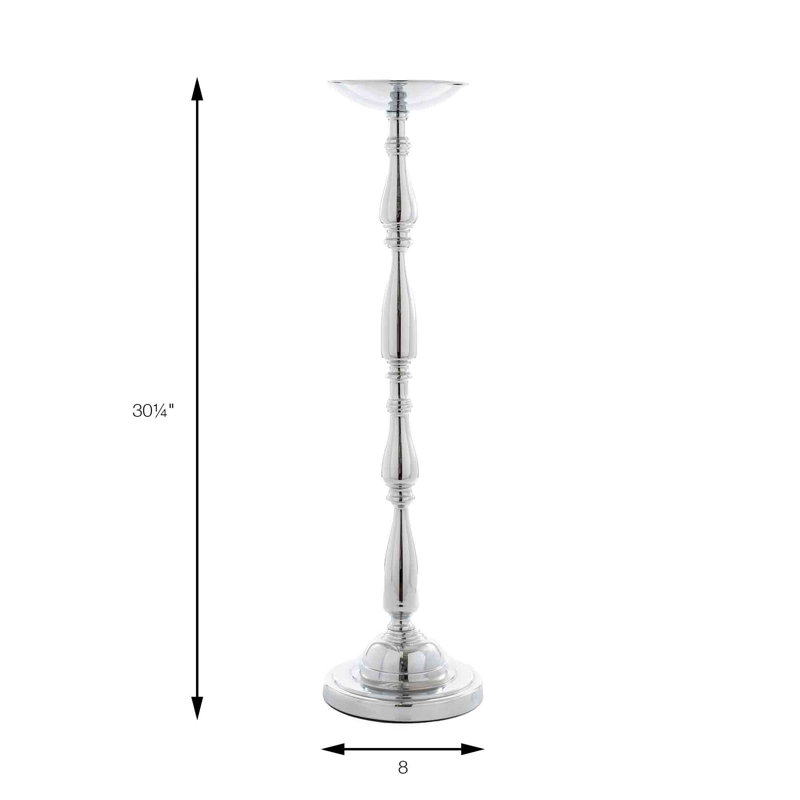 Support à fleur de plancher Blanding, Argent