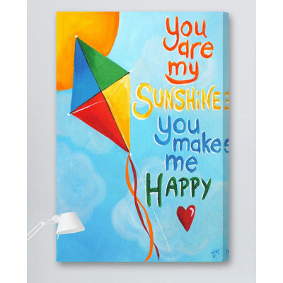 «Sunshine Kite», reproduction sur toile tendue