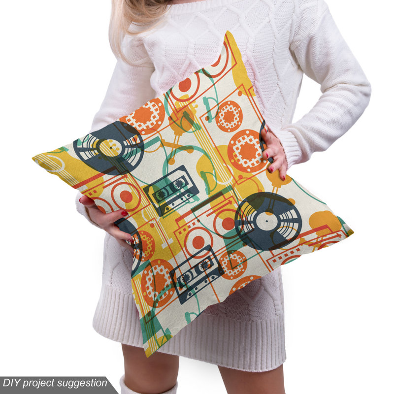 Tissu musical, l 58 po x L 180 po
