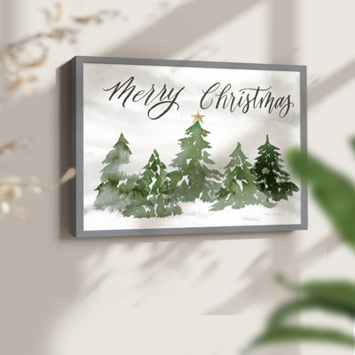 Merry Christmas -Framed Print - Restickable