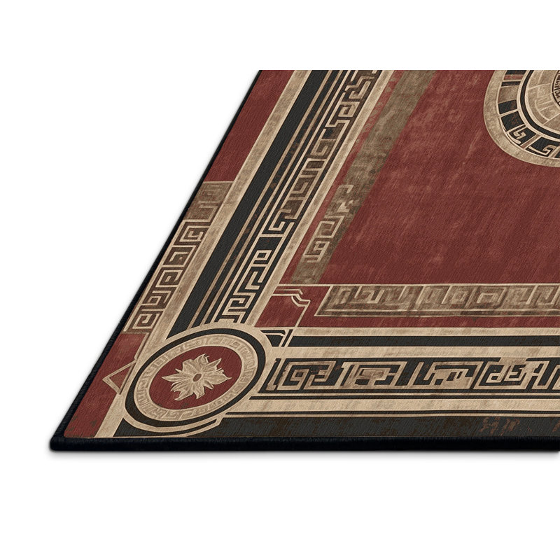 Spartan Shield Rug, Rectangle 2' x 3'