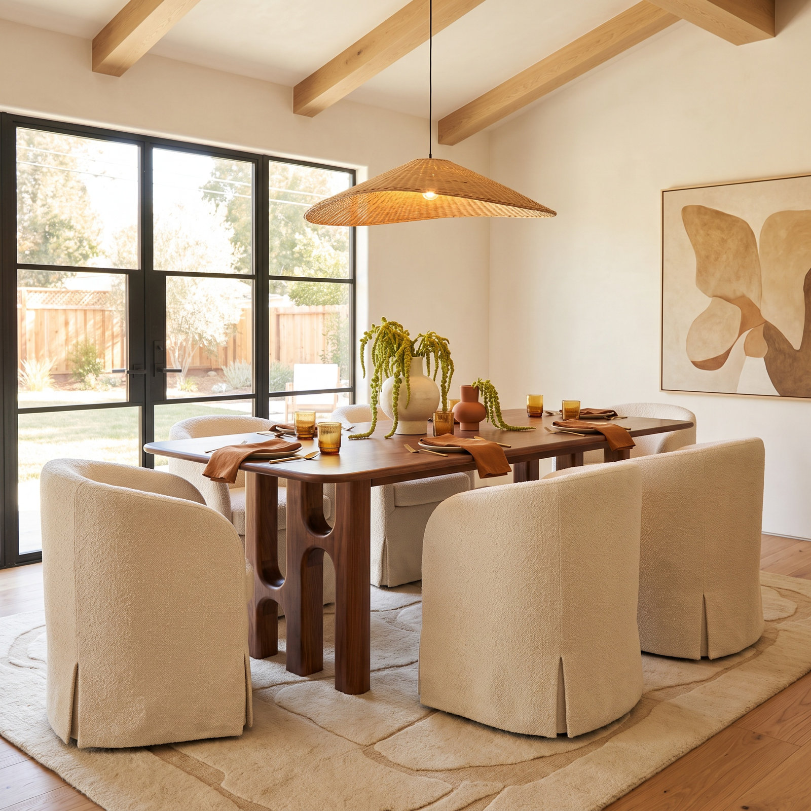 Kaelee 87" Acacia Dining Table