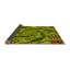 Tapis vert à motif floral-2058713209