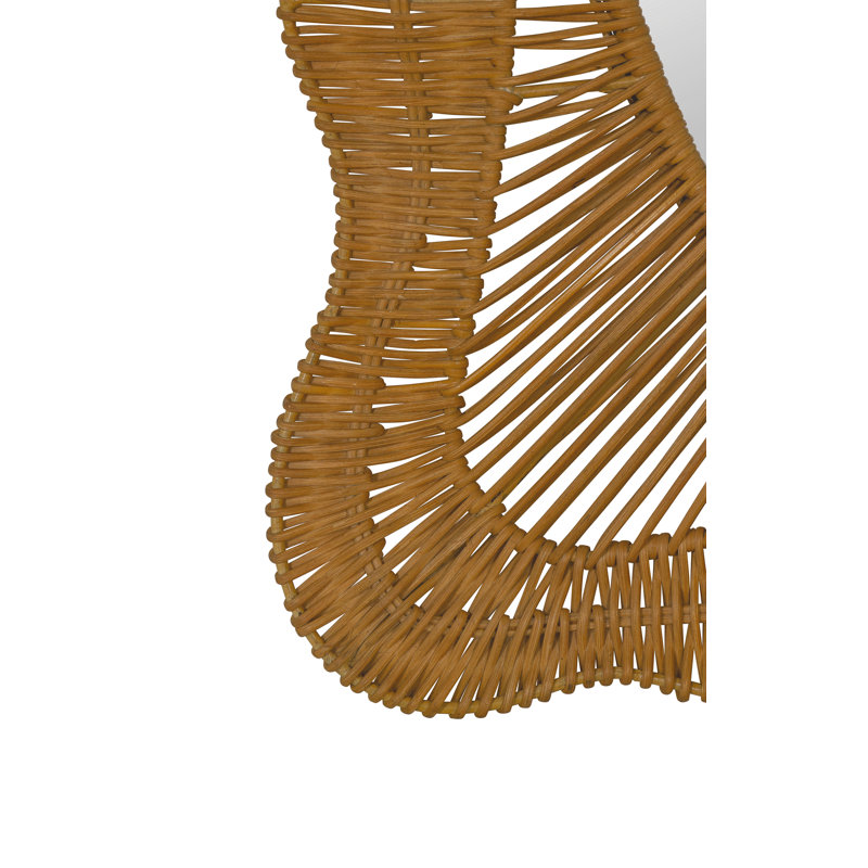 Rectangle Rattan Wall Mirror