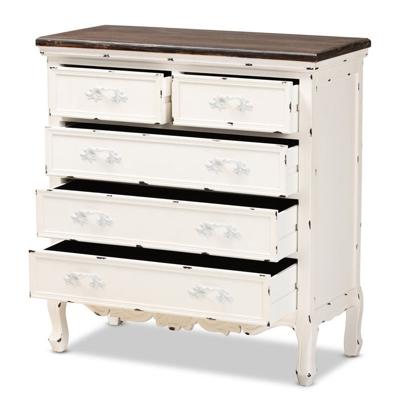 Armoire de rangement 5 tiroirs Audet Levron