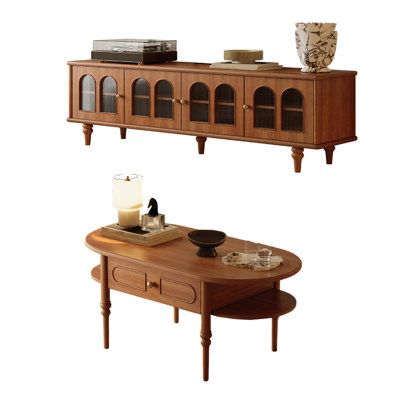 Combinaison d'un meuble télé et d'une table basse