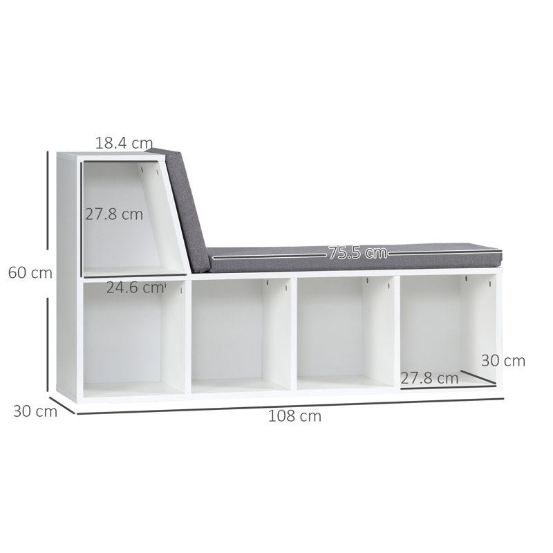 Reading Nook Bookcase., White