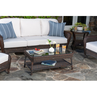 Sea Pines Glass Coffee Table