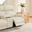 Canapé inclinable électrique 2 places en cuir véritable avec repose-tête et console-119399918