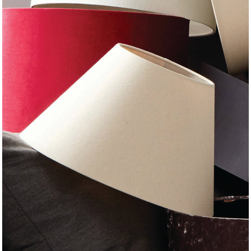 Deason Linen Empire Lamp Shade, 25cm H x 40cm W x 40cm D