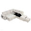 Canapé modulaire rembourré en L avec espace de rangement, ports USB et porte-gobelets, parfait pour les salons et les bureaux, modulaire-1908670980