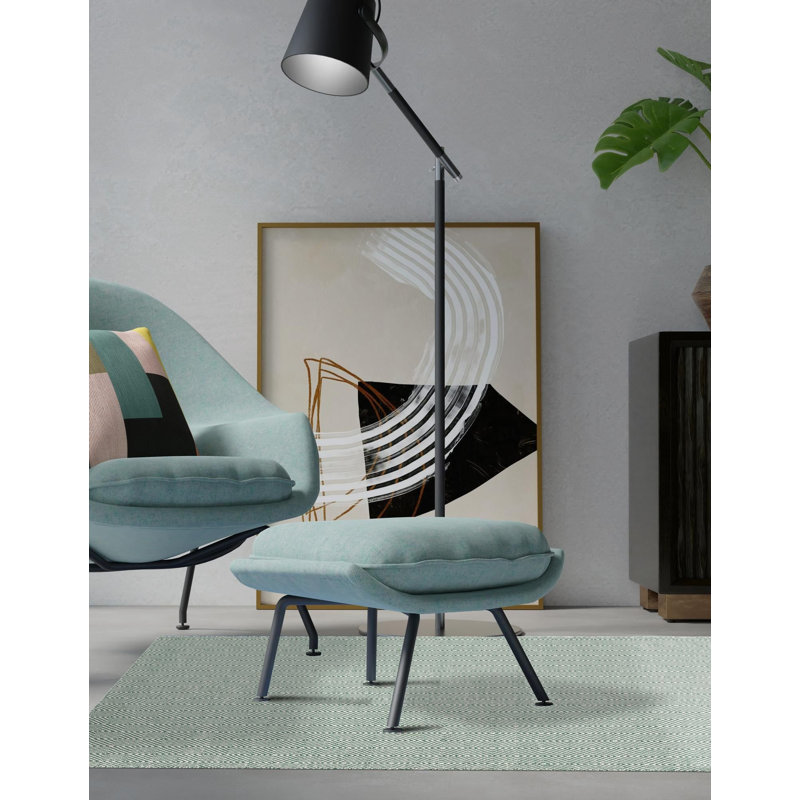 Tapis contemporain Contemporary vert, Rectangle 2 pi x 3 pi 1 po