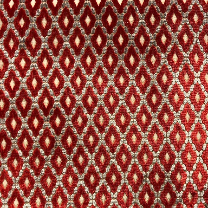 Cut Velvet | Diego Fabric_DIEGO, Orange
