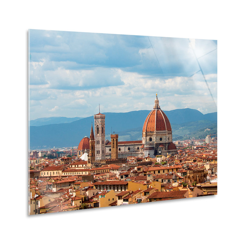 Florence by Giallobus - No Frame Print on Glass, 65cm H x 95cm W
