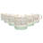 Nicola Spring - Dipped Dotty Stoneware Coffee Mugs - 385ml-60545451