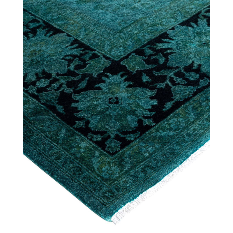 Tapis unique en laine 6 pi 1 po x 9 pi 1 po Vondie