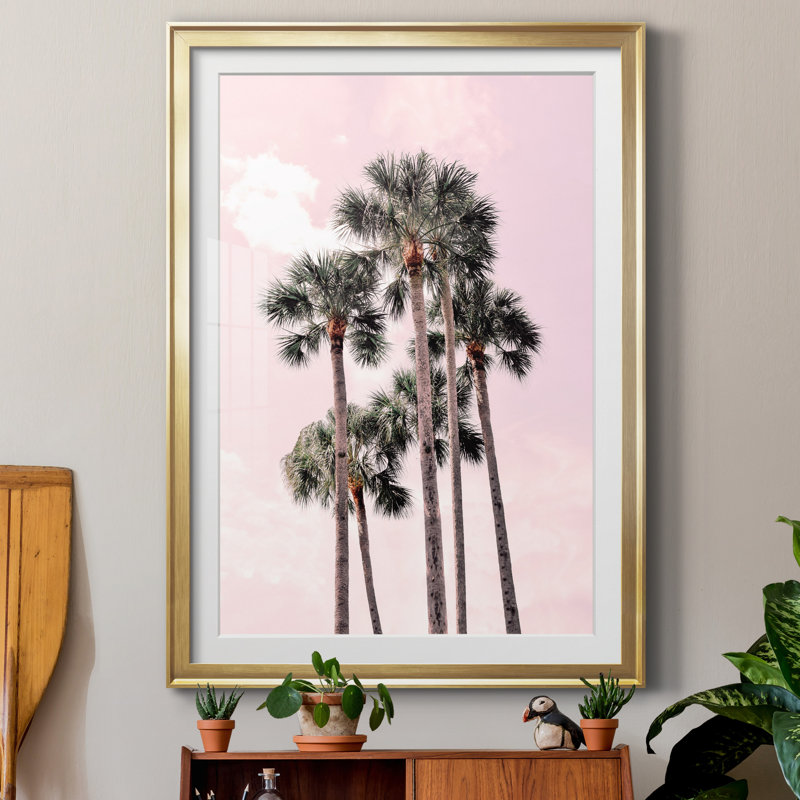 «Pink Tropics» par Natalie Carpentieri - reproduction de photo sur papier encadrée, H 18,5 po x l 24,5 po x P 1,5 po