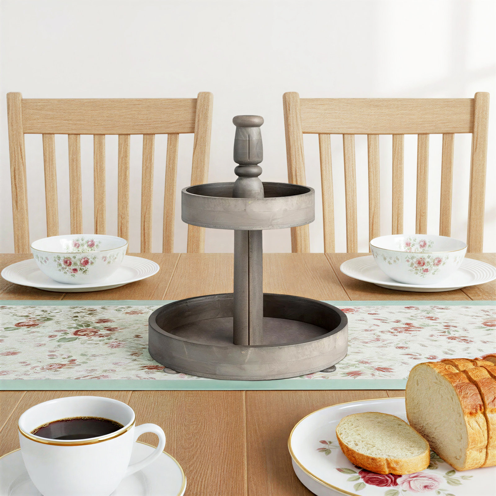 Florene Solid Wood Decorative Tray