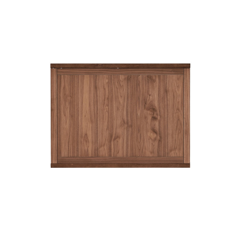 Table en bois au fini noyer avec rallonge - 95,95 po de longueur et 54 po de profondeur